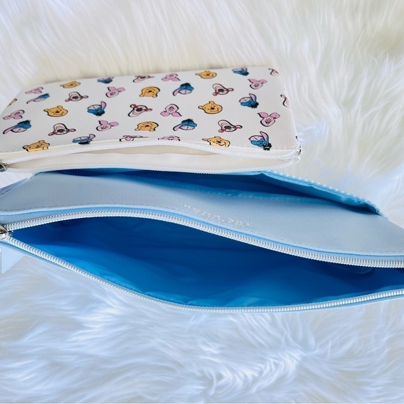 Disney 100th Anniversary Winnie The Pooh Makeup Bag with Removable Pouch Bag - Picture 3 of 8